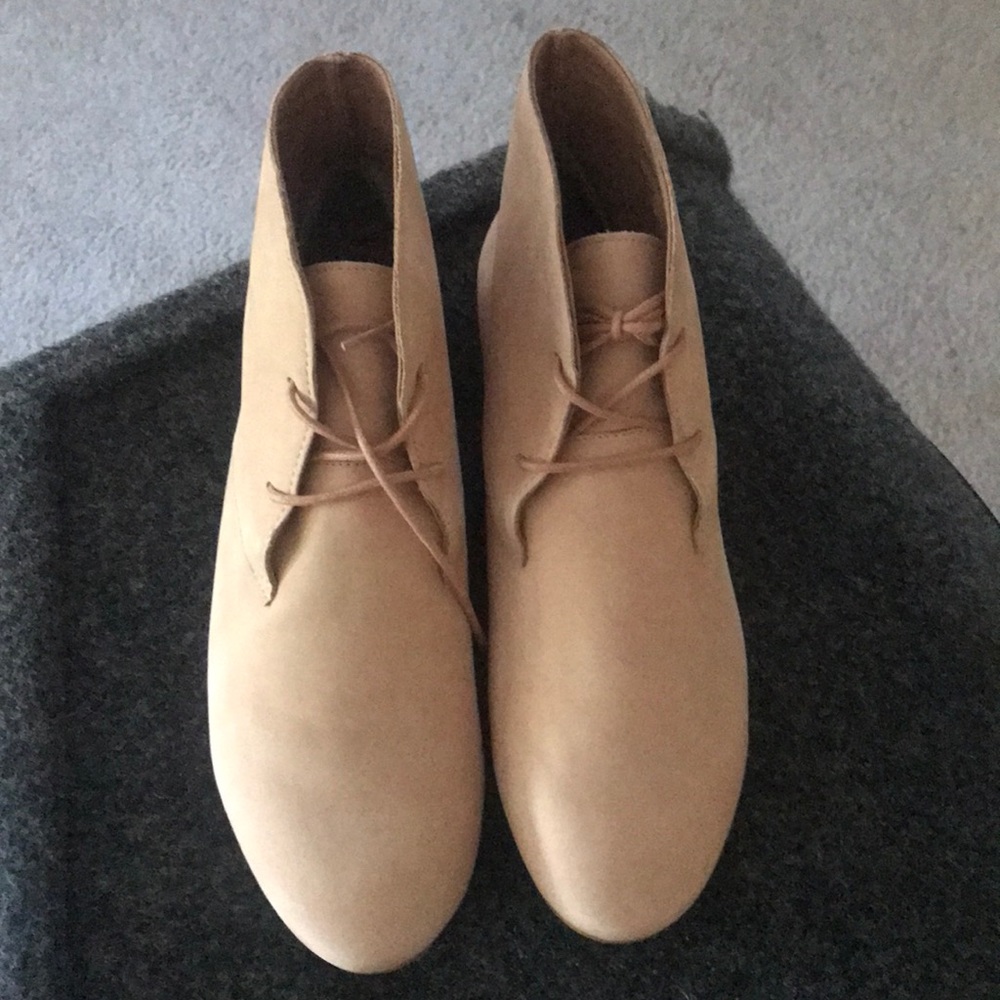 Booties suede color Blush